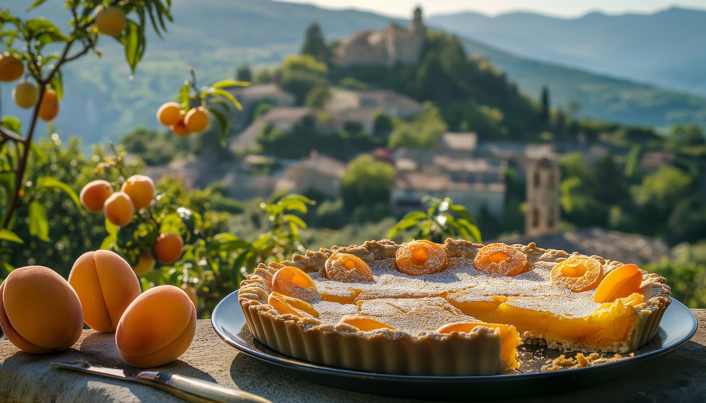 Apricot tarts in Provence