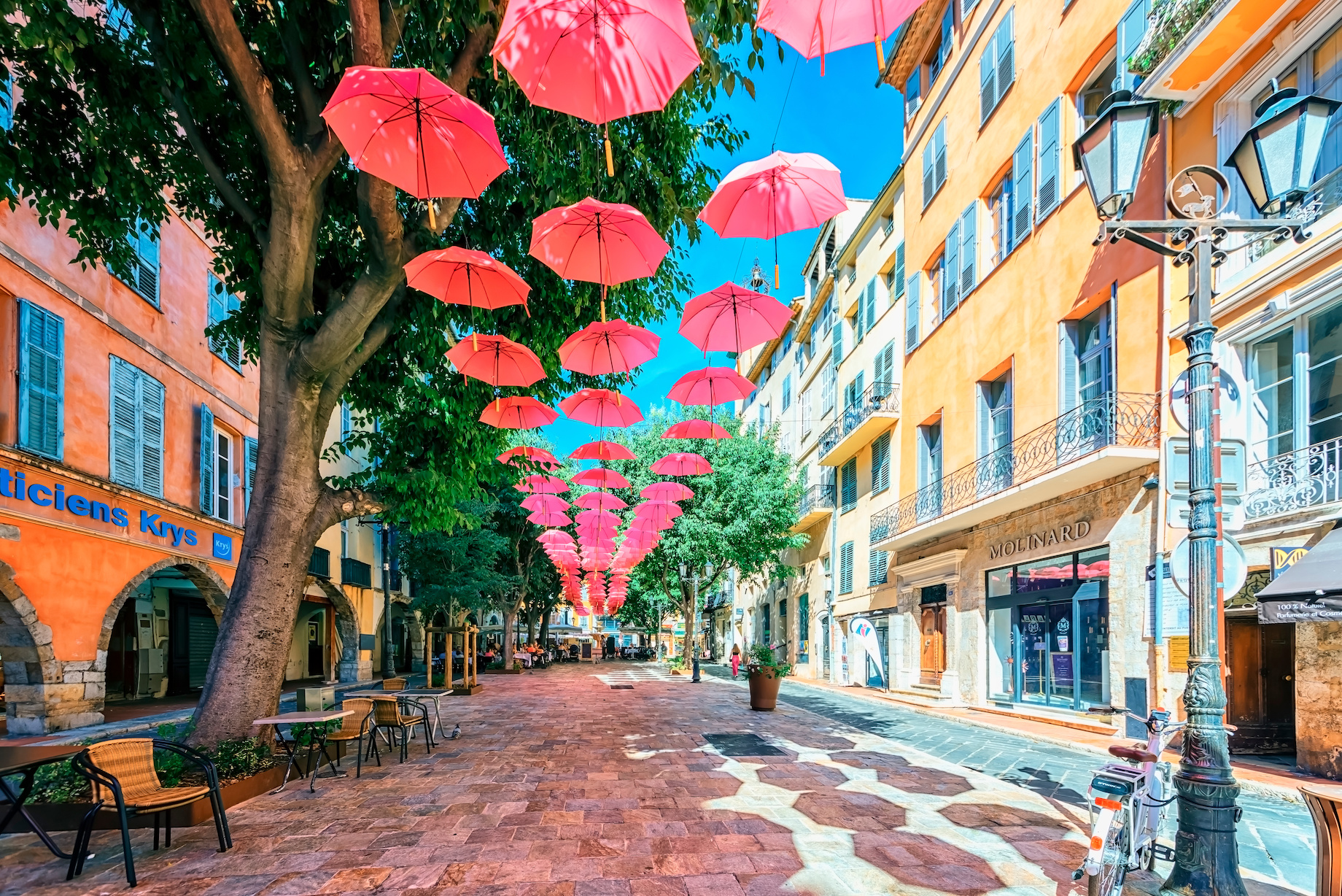 The city of Grasse on the French Riviera