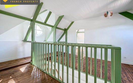 **Beautiful grand stone house with views in the heart of Gavray